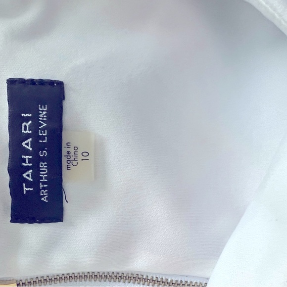 EUC Tahari by ASL Trumpet Sleeve Floral Shift Dress Size 10 - Picture 10 of 14